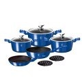 Berlinger Haus Marble Coating Cookware 10 Piece Set - Royal Blue Edition