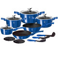 Berlinger Haus Marble Coating Cookware 15 Piece Set - Royal Blue Edition BH-1659