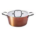 Berlinger Haus Marble Coating Casserole with Lid 24cm - Bronze Titan Collection BH-1688