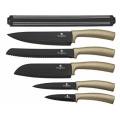 Berlinger Haus 6-Piece Knife Set with Magnetic Hanger - Carbon BH-2398