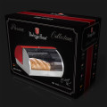 Berlinger Haus 38cm Premium Bread Box - Burgundy Metallic,BH-1345