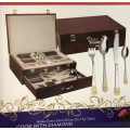 Brand New*** Hoffmayer 18/10 Stainless Steel 72 piece cutlery set** Comes in two Drawers Wooden Box