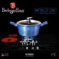 Berlinger Haus Marble Coating Casserole with Lid 20cm - Royal Blue Edition,BH-1654