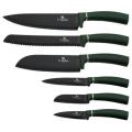 Berlinger Haus 6-Piece Non-Stick Coating Knife Set | Emerald Edition