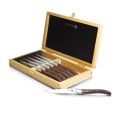 Berlinger Haus 6-Piece Steak Knife Set with Rosewood Handle - Laguiole, BH-2439