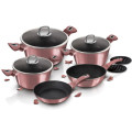 Berlinger Haus 'i-Rose Edition' 10-Piece Marble Coating Cookware Set - BH-6043
