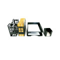 A4 RECYCLED ECONOMY FILING COMBO DESK SET - BLACK