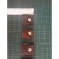 Leather pouches X4 small (see Discription)