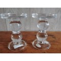 Candle holders glass