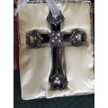 Cross ornate necklace large 14cm x10. 5cm wide