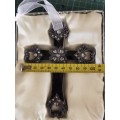 Cross ornate necklace large 14cm x10. 5cm wide