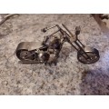 Motorcycle ornament steel aculpture