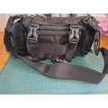 Tactical pistol range bag Black with sling