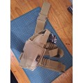 Tactical Leg holster is ajustable for various side arms