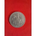 1955 Five Shillings circulated large coin
