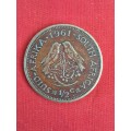 1961 1/2 half cent coin