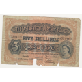 East Africa 5 shillings 1955