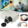 HD 1080P LED Multimedia Projector Home Theater AV TV VGA HDMI USB SD WTC(BLACK)