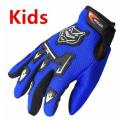 Full Finger Motorcycle/BMX/Cycle Gloves for Children - Free Size