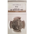 1959 2 shillings NGC PF 63