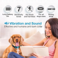 Rechargeable Humane Anti Bark Collar - Vibration & Sound - BLUE