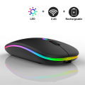Rechargeable 2.4Ghz Wireless Ergonomic Slim Mouse