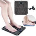 Smart EMS Massage Foot Pad Pulse Physiotherapy Foot Massager Improves Blood Circulation