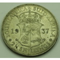 1937 South African 2 & a Half Shillings