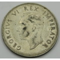 1937 South African 2 & a Half Shillings