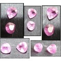 2 Beautiful Pink Pear Sapphires