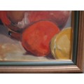 Original oil painting - classic still life. Well framed ready to hang. Good price!