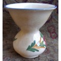 Vintage hand painted vase - charming cottagey piece.