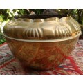 Vintage brass bowl, potplant holder. Lovely old piece with character.