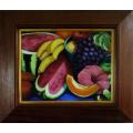 Two stunning originals, Arlene McDade - Tropical Fruit 1 & 2. Buy direct and save gallery commission