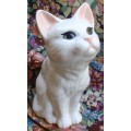 The cutest kitty cat - lovely white ceramic - in perfect condition.