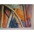 A pair of original watercolours by the late Val Wilson - well known Durban artist.