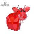 Swarovski Crystal Figurine MINI MO COW  KAKADU RED Limited Edition 2015 *