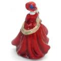 Royal Doulton Miniature Ladies Collection ` Top of the Hill ` #