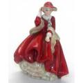 Royal Doulton Miniature Ladies Collection ` Top of the Hill ` #