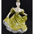 Royal Doulton Lynne Chartreuse Dress HN2329