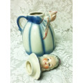 Vintage, Rare, Cortendorf, Germany, Figural Lady Teapot ,T-Pot ,Tea Pot #