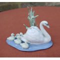 Lladro `Follow Me` #5722 Swan with Babies