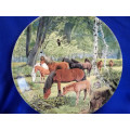 Stunning Davenport "New Forest Ponies" Horse Plate LTD *