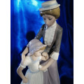 LLADRO # 5142 SOLACE - Mother Comforting Daughter Figurine - Retired