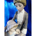 LLADRO # 5142 SOLACE - Mother Comforting Daughter Figurine - Retired