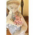 LLADRO 5171 Madonna Our Lady With Flowers, Virgen con Ramo Boxed #
