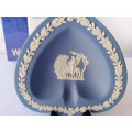 Vintage Wedgwood Jasper Blue Spade Dish  #