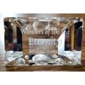 SWAROVSKI COLLECTIBLES Wonders Of The Sea Eternity Title Plaque