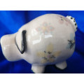 Very Old Sweet Pottery Pig Penny box *