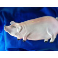 Italy Pig Piggy Oink dish spoon rest ` La Ceramica` 6467 Vintage Farmhouse